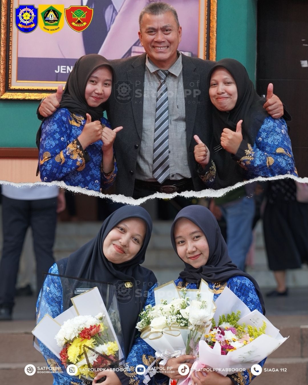 Kasatpol PP Menghadiri Acara Sumpah dari CPNS