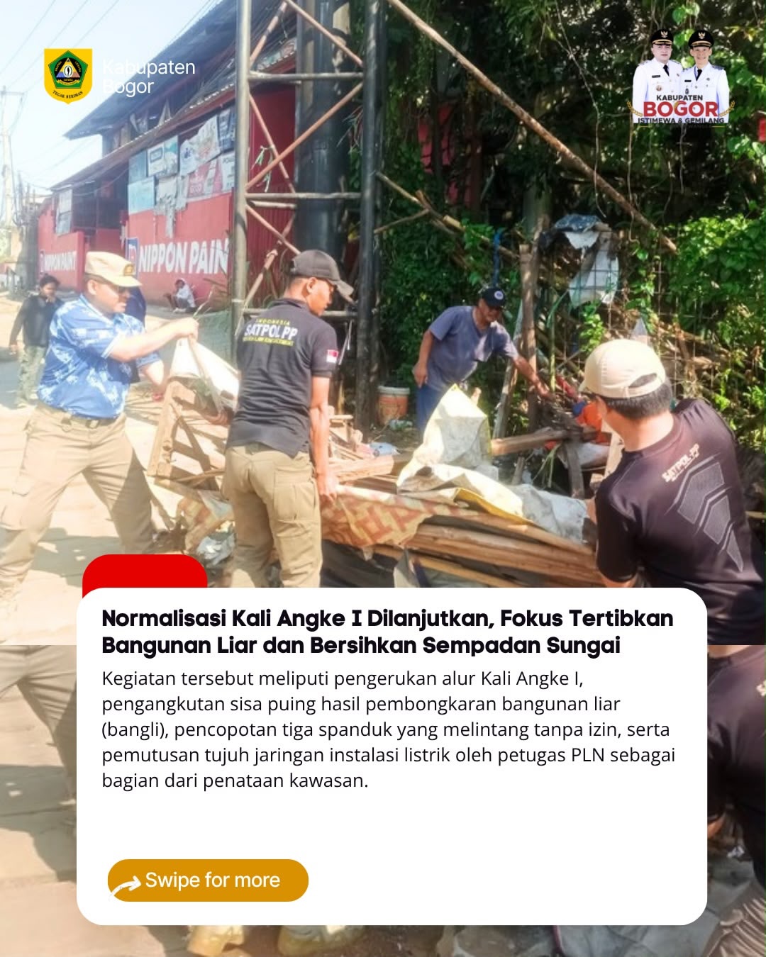 Normalisasi Kali Angke I Dilanjutkan, Fokus Tertibkan Bangunan Liar dan Bersihkan Sempadan Sungai