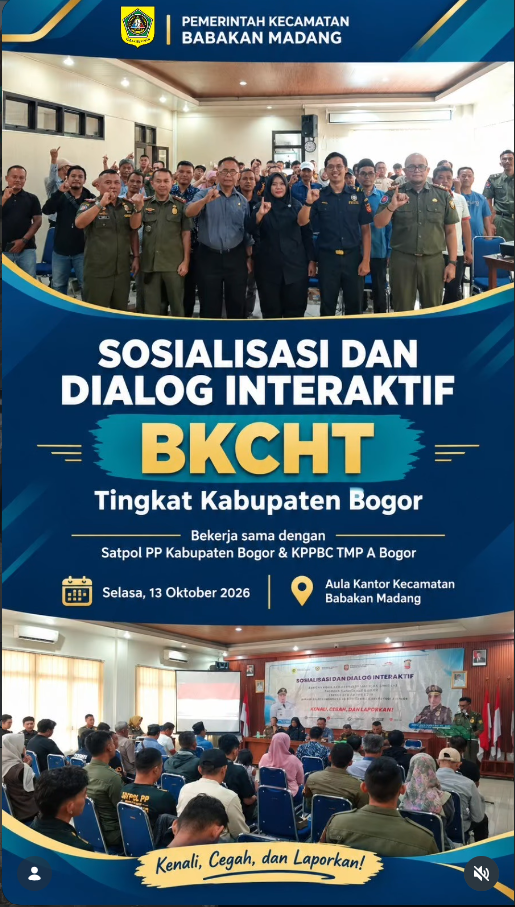 📢 SOSIALISASI DAN DIALOG INTERAKTIF BKCHT TINGKAT KABUPATEN BOGOR